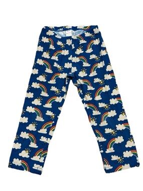 Hannah Anderson Legging Pant Capris Blue Rainbow Girls Size 150 US 12